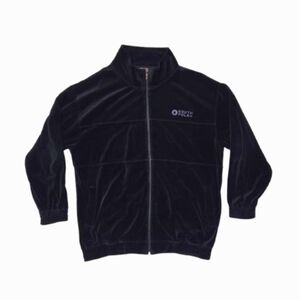 Southpole Zip-Up Jacket Y2K Men's Size 2XL Black Long Sleeve Big&Tall Vintage